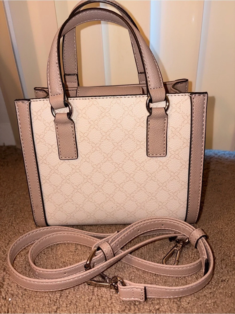 Nine West Light Blush Mini Satchel with Coin Pouch